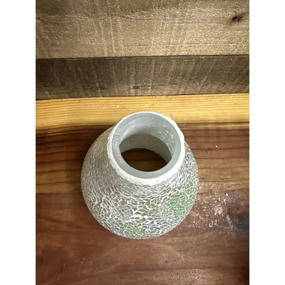 Scentsy Home Enchant Diffuser Shade Only Globe Mosaic Iridescent Shade In Box